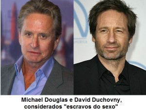Michel Douglas e David Duchovny-2